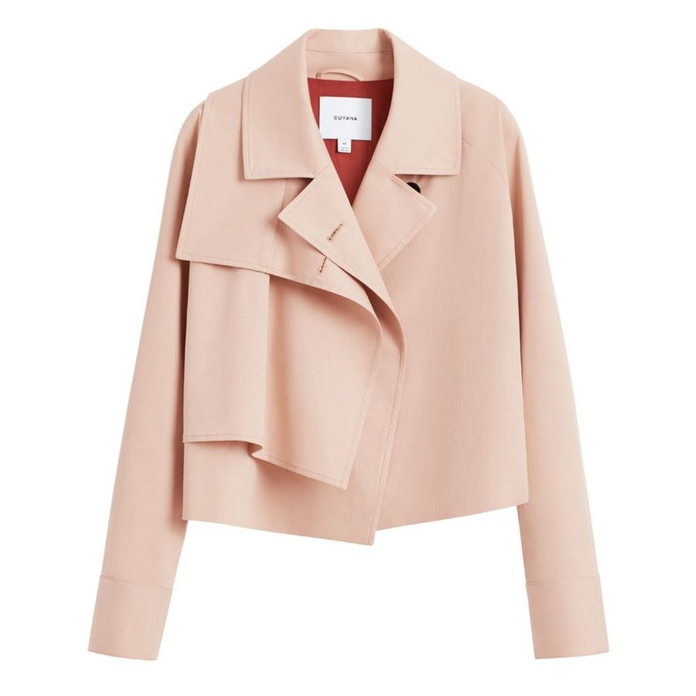 Cuyana Cropped Trench